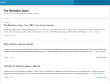Tablet Screenshot of pakistanvapes.com